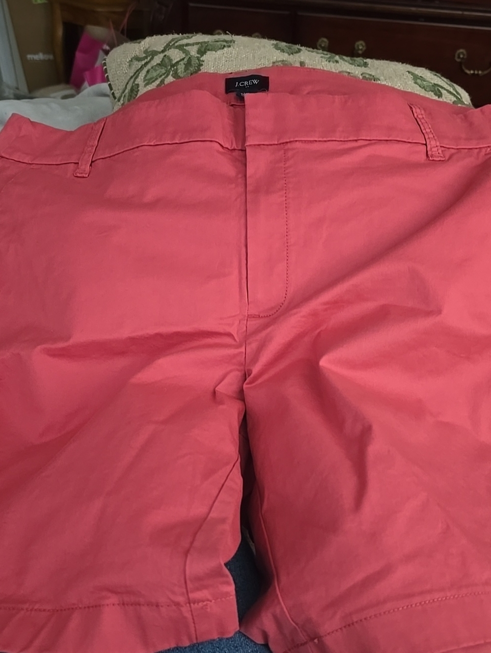 J. Crew Coral-Pink Cotton Shorts